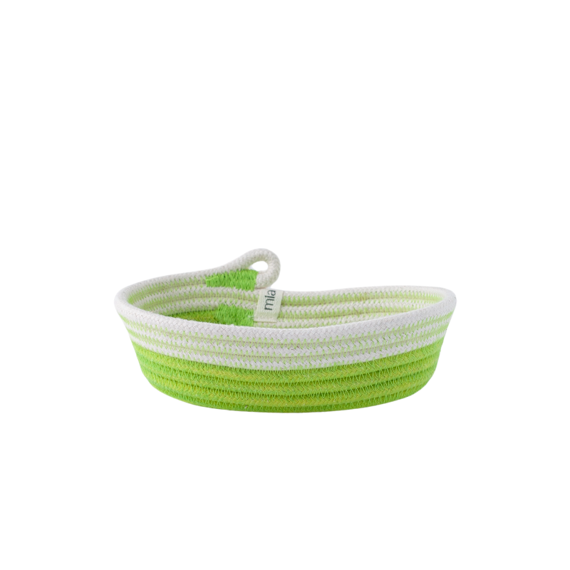 Petite Oval Basket (XXS) - Pistachio Soft Serve (BSK103525W-XXS) Main Image